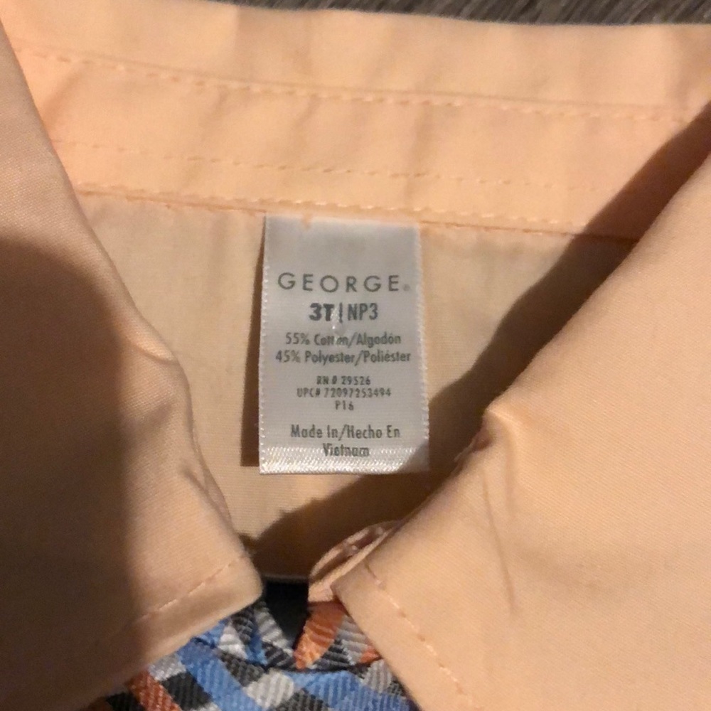 Matching shirt/pants/vest/tie set 3T - Picture 3 of 5